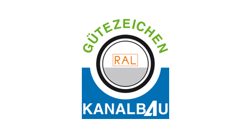 Gütezeichen Kanalbau